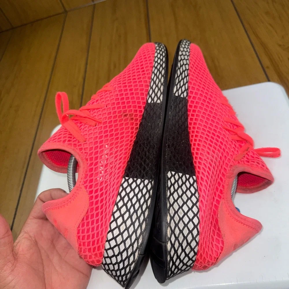 Adidas Deerupt Runner Solar‎ Red Bright Crimson Sneakers B41769 Mens 13